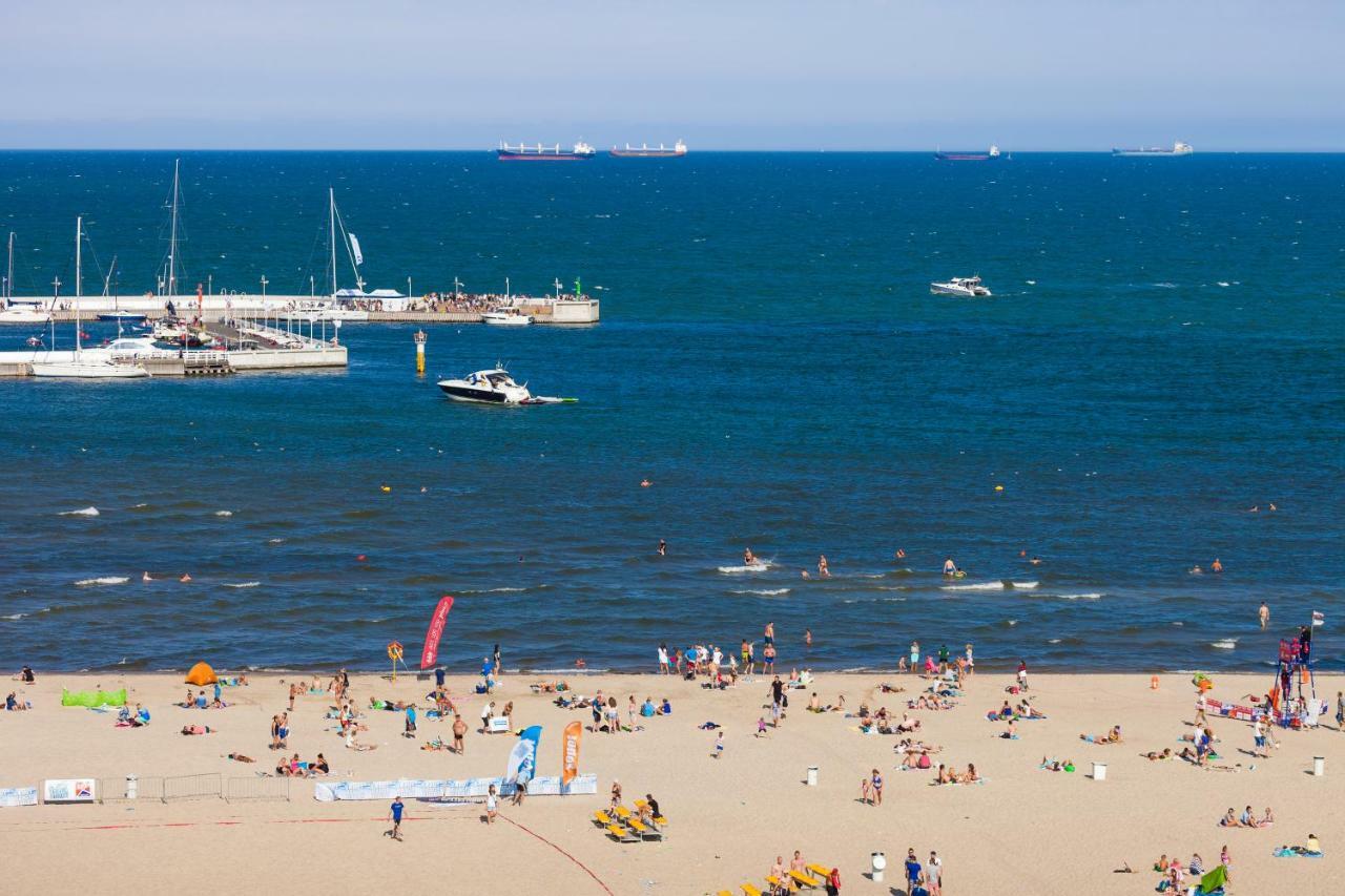 Beautiful Seaside View Apartments - 4 Oceans Premium Gdansk Bagian luar foto